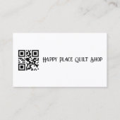 Französische Braid Quilt Biz Cards mit vollständig Visitenkarte (Rückseite)