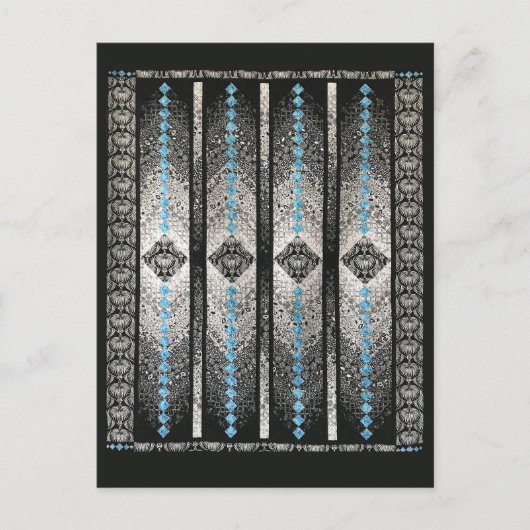 Französische Braid Quilt Postkarte (Vorderseite)