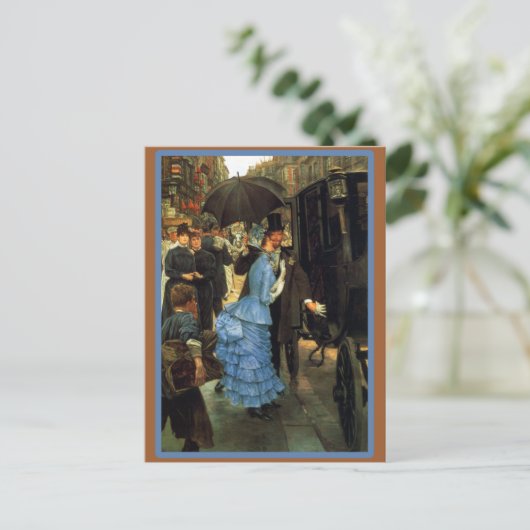 Französische Braut - Beförderung Postkarte (Stehend Vorderseite)