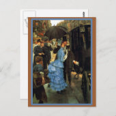 Französische Braut - Beförderung Postkarte (Vorne/Hinten)