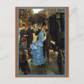 Französische Braut - Beförderung Postkarte (Vorderseite)