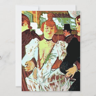 Französische Braut bei Hochzeit Einladung