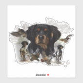 Französische Bretagne, Art Sticker (Blatt)