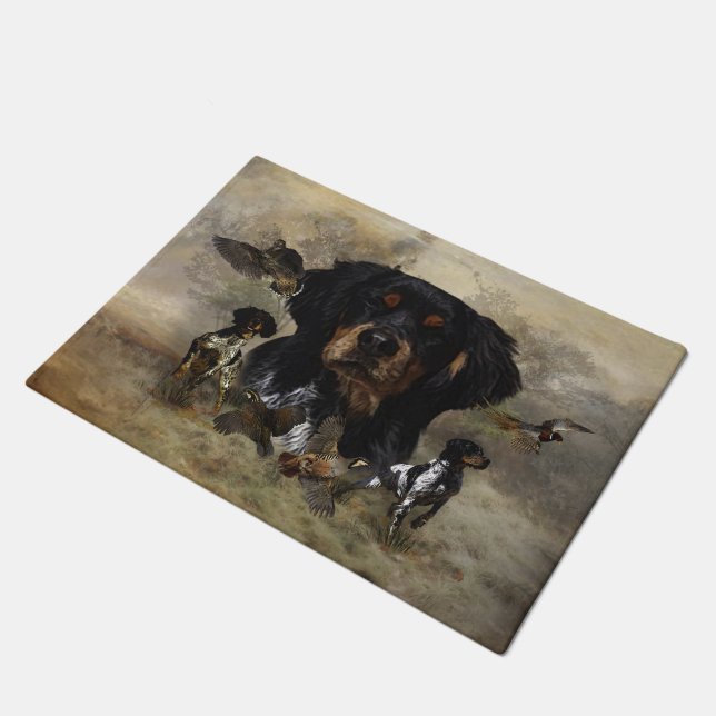 Französische Bretagne, Kunst Fußmatte (Schrägansicht)