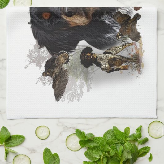 Französische Bretagne, Kunst Geschirrtuch (Gefaltet)