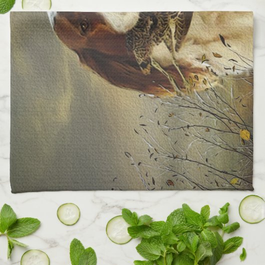 Französische Bretagne, Kunst Geschirrtuch (Gefaltet)