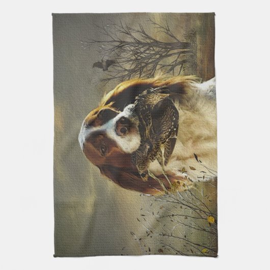 Französische Bretagne, Kunst Geschirrtuch (Vertikal)