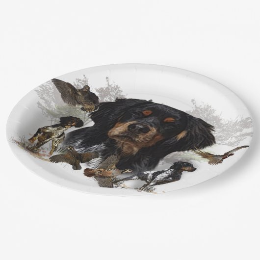 Französische Bretagne, Kunst Pappteller (Schrägansicht)