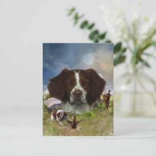 Französische Bretagne, Kunst Postkarte