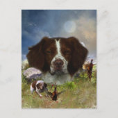 Französische Bretagne, Kunst Postkarte (Vorderseite)