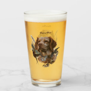 Französische Bretagne, Vogeljagd Kunst Glas