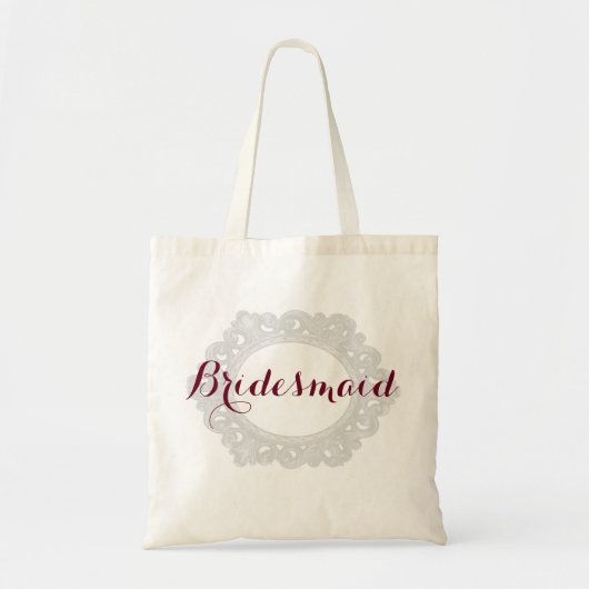 Französische Bridesmaid-Tasche Tragetasche (Vorne)
