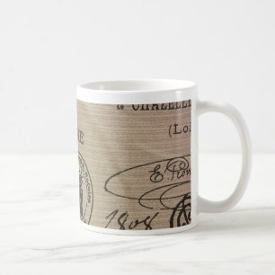 Französische Briefmarke Kaffeetasse