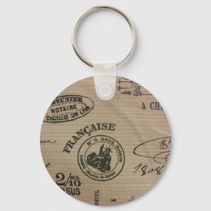 Französische Briefmarke Schlüsselanhänger