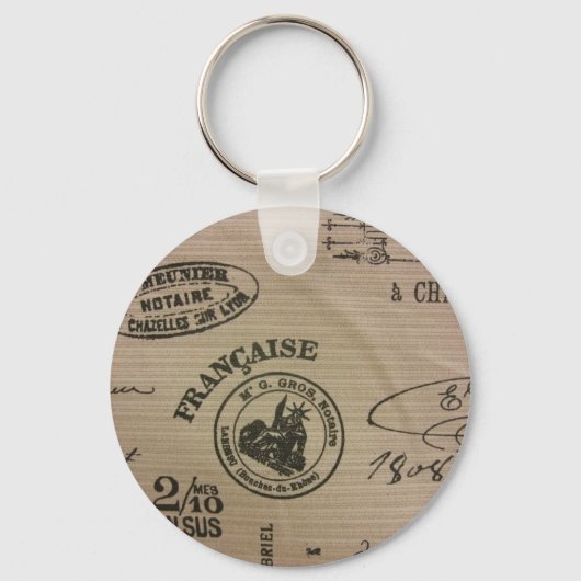 Französische Briefmarke Schlüsselanhänger (Vorderseite)