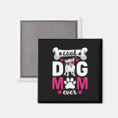 Französische Bulldog-Blumensträuße Plus-Mamas Magnet (Vorderseite/Rückseite)