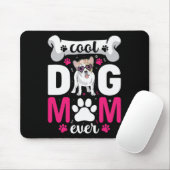Französische Bulldog-Blumensträuße Plus-Mamas Mousepad (Mit Mouse)