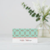 Französische Bulldog-Businesskarten Visitenkarte (Stehend Vorderseite)