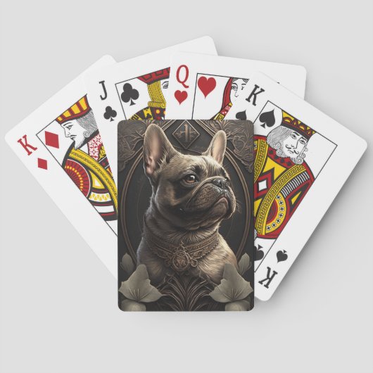 Französische BullDog Classic Playing Cards Spielkarten (Rückseite)