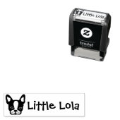 Französische Bulldog-Französische Boston Terrier N Permastempel (Beispiel)