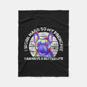 Französische Bulldog Fun Quotes Redewendungen Nied Fleecedecke