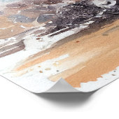 Französische Bulldog-Geschenke an der Wand Kunstdr Poster (Ecke)