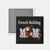 Französische Bulldog-Mama-Geschenke Magnet (Vorderseite/Rückseite)