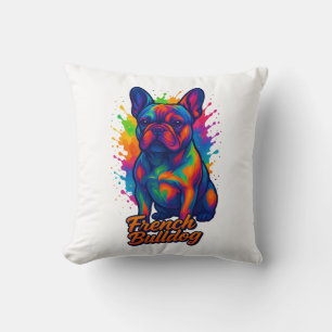 Französische Bulldog-Pop Kissen