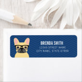 Französische Bulldog-Rücksendeadresse (Insitu)