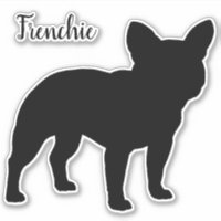 Französische Bulldog-Silhouette Frenchie Niedliche