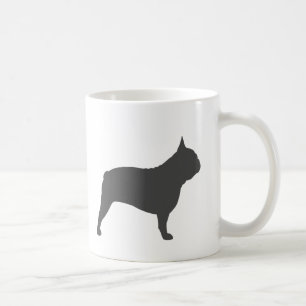 Französische Bulldog-Silhouetten Frenchie Hunde Kaffeetasse