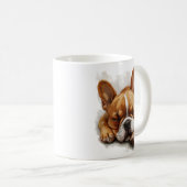 Französische Bulldog-Tasse Kaffeetasse (VorderseiteRechts)