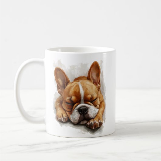 Französische Bulldog-Tasse Kaffeetasse (Links)
