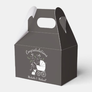 Französische Bulldog Themenparty - Babydusche neu Geschenkschachtel