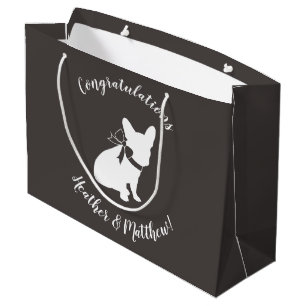 Französische Bulldog Themenparty - Babydusche neu Große Geschenktüte