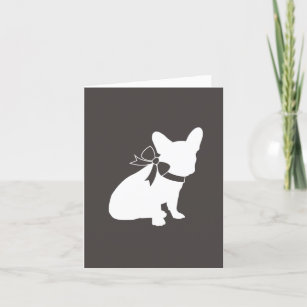 Französische Bulldog Themenparty - Babydusche neut Dankeskarte