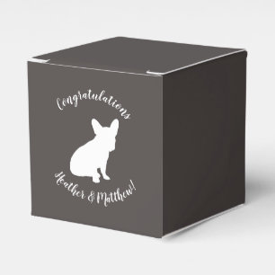 Französische Bulldog Themenparty - Babydusche neut Geschenkschachtel