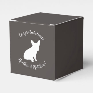 Französische Bulldog Themenparty - Babydusche neut Geschenkschachtel