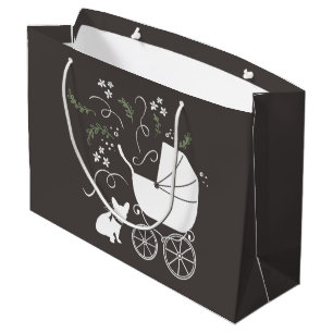 Französische Bulldog Themenparty - Babydusche neut Große Geschenktüte