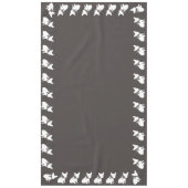 Französische Bulldog Themenparty - Babydusche neut Tischdecke (Vorderseite)