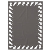 Französische Bulldog Themenparty - Babydusche neut Tischdecke (Vorderseite)