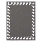 Französische Bulldog Themenparty - Babydusche neut Tischdecke (Vorderseite)