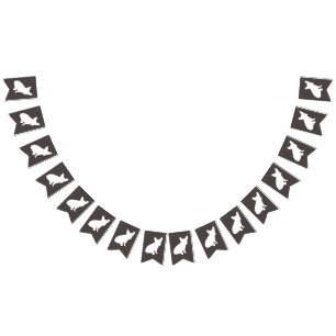 Französische Bulldog Themenparty - Babydusche neut Wimpelkette