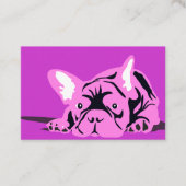 Französische Bulldog-Visitenkarte Visitenkarte (Vorderseite)