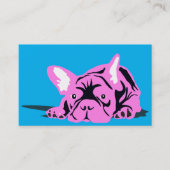Französische Bulldog-Visitenkarten Visitenkarte (Vorderseite)