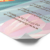 Französische Bulldog-Welpe-Verkäufer-Träne Poster (Ecke)