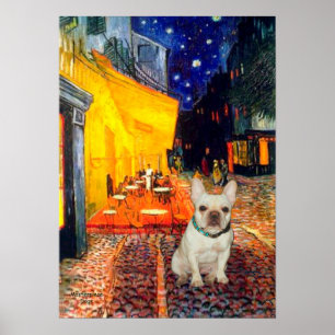 Französische Bulldogge 1 - Terrace Cafe Poster