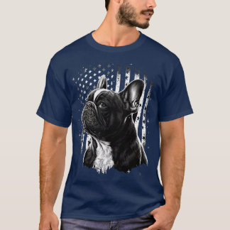 Französische Bulldogge 4. Juli 3 T-Shirt
