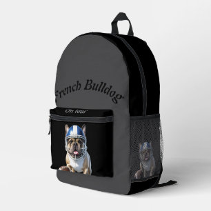 Französische Bulldogge America Football Bulldog Bedruckter Rucksack