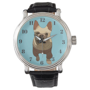 Französische Bulldogge Armbanduhr